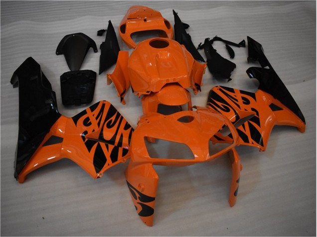 Laranja Preto Kits Carenagem CBR 600RR 2005-2006 Laranja Preto Kits Carenagem CBR 600RR 2005-2006