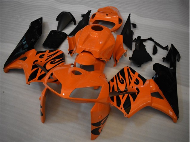 Laranja Preto Kits Carenagem CBR 600RR 2005-2006 Laranja Preto Kits Carenagem CBR 600RR 2005-2006