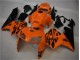 Laranja Preto Kits Carenagem CBR 600RR 2005-2006 Laranja Preto Kits Carenagem CBR 600RR 2005-2006