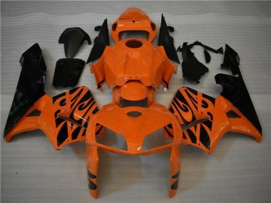 Laranja Preto Kits Carenagem CBR 600RR 2005-2006