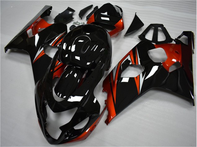 Laranja Preto Kits Carenagem GSXR 600 / 750 K4 2004-2005 Laranja Preto Kits Carenagem GSXR 600 / 750 K4 2004-2005