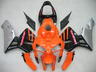 Laranja Preto Plástico CBR 600RR 2005-2006