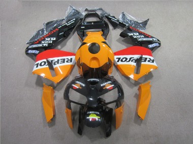 Laranja Preto Repsol Abs Kits Completos Carenagem CBR 600RR 2005-2006