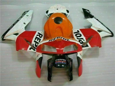 Laranja Preto Repsol Kit Completo Carenagem CBR 600RR 2005-2006