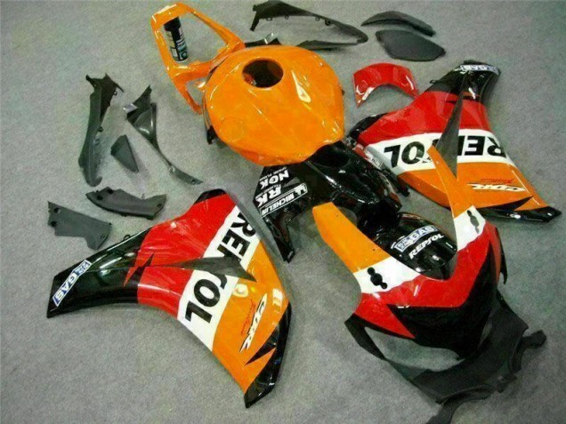 Laranja Repsol Abs Kits Carenagem CBR 1000RR 2008-2011 Laranja Repsol Abs Kits Carenagem CBR 1000RR 2008-2011
