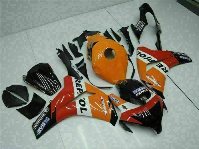 Laranja Repsol Abs Plástico CBR 1000RR 2008-2011 Laranja Repsol Abs Plástico CBR 1000RR 2008-2011
