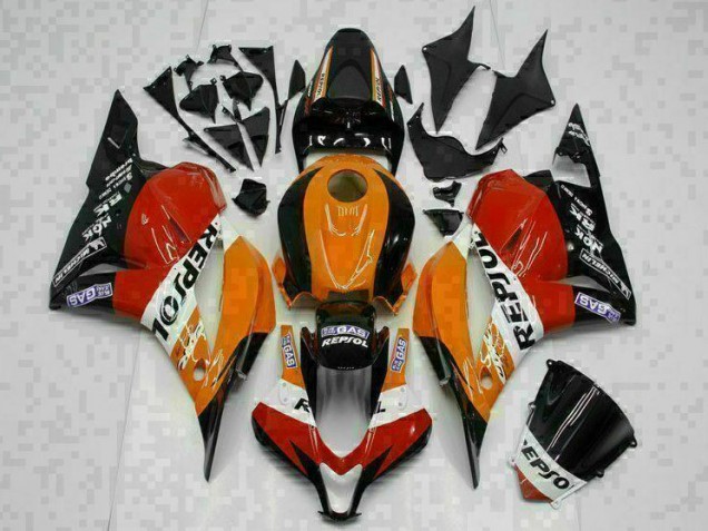 Laranja Repsol Carenagem CBR 600RR 2009-2012 Laranja Repsol Carenagem CBR 600RR 2009-2012