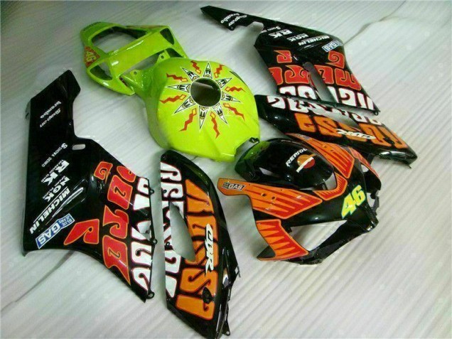 Laranja Verde Carenagem CBR 1000RR 2004-2005 Laranja Verde Carenagem CBR 1000RR 2004-2005