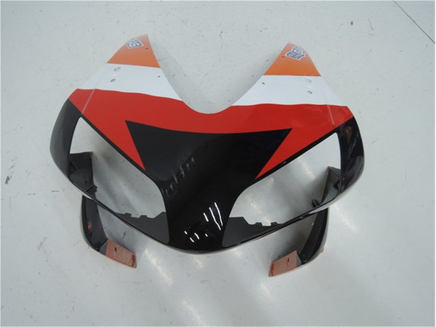 Laranja Vermelho Preto Repsol Carenagem CBR 600RR 2003-2004 Laranja Vermelho Preto Repsol Carenagem CBR 600RR 2003-2004