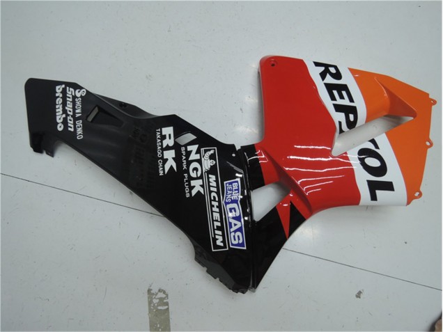 Laranja Vermelho Preto Repsol Carenagem CBR 600RR 2003-2004 Laranja Vermelho Preto Repsol Carenagem CBR 600RR 2003-2004