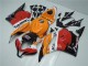 Laranja Vermelho Preto Repsol Carenagem CBR 600RR 2009-2012 Laranja Vermelho Preto Repsol Carenagem CBR 600RR 2009-2012