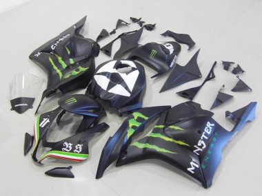 Monster Preto Fosco Carenagem CBR 600RR 2009-2012