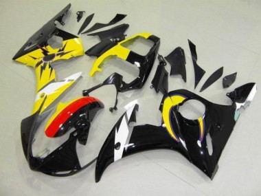 Moon Preto Amarelo Carenagem R6 2003-2005