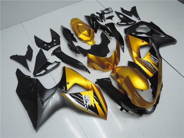 Ouroen Preto Carenagem GSXR 1000 K9 2009-2016