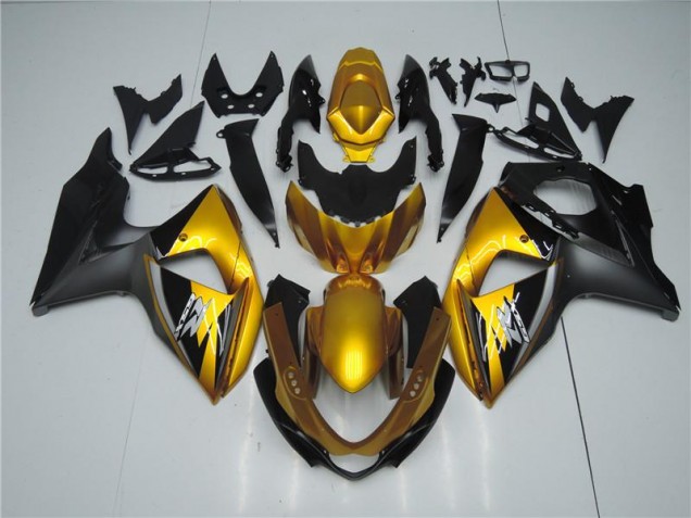 Ouroen Preto Carenagem GSXR 1000 K9 2009-2016