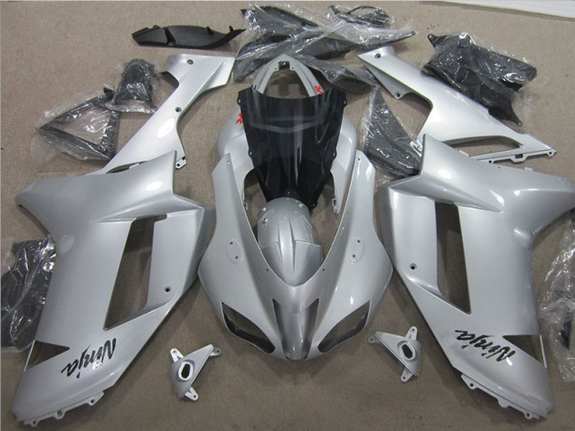 Prata Abs Plásticos ZX6R 2007-2008 Prata Abs Plásticos ZX6R 2007-2008