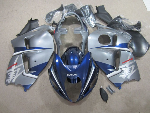 Prata Azul Carenagem GSXR 1300 Hayabusa 1996-2007 Prata Azul Carenagem GSXR 1300 Hayabusa 1996-2007