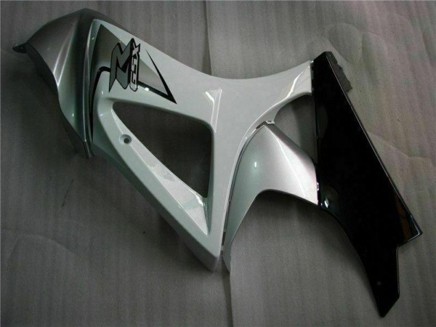 Prata Branco Carenagem GSXR 1000 K7 2007-2008 Prata Branco Carenagem GSXR 1000 K7 2007-2008