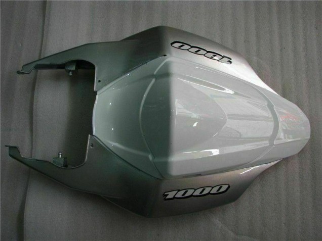 Prata Branco Carenagem GSXR 1000 K7 2007-2008 Prata Branco Carenagem GSXR 1000 K7 2007-2008
