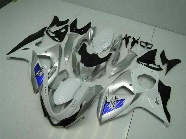 Prata Branco Carenagem GSXR 1000 K9 2009-2016