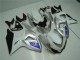 Prata Branco Carenagem GSXR 1000 K9 2009-2016