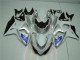 Prata Branco Carenagem GSXR 1000 K9 2009-2016