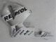 Prata Branco Preto Repsol Carenagem CBR 600RR 2005-2006 Prata Branco Preto Repsol Carenagem CBR 600RR 2005-2006