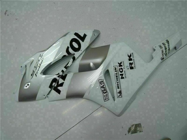Prata Branco Repsol Carroçaria CBR 1000RR 2004-2005 Prata Branco Repsol Carroçaria CBR 1000RR 2004-2005