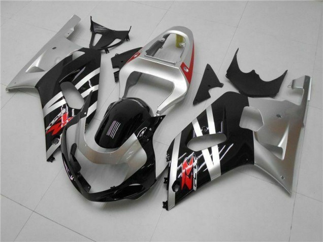 Prata Carenagem GSXR 600 / 750 K1 K2 K3 2001-2003 Prata Carenagem GSXR 600 / 750 K1 K2 K3 2001-2003