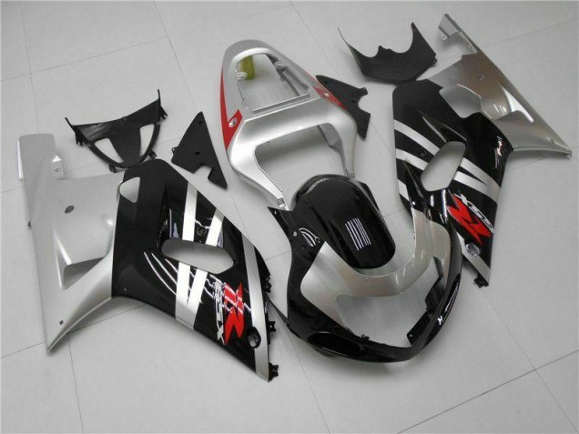 Prata Carenagem GSXR 600 / 750 K1 K2 K3 2001-2003 Prata Carenagem GSXR 600 / 750 K1 K2 K3 2001-2003