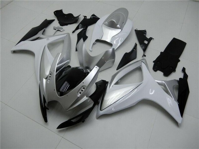 Prata Carenagem & Plástico GSXR 600 / 750 K6 2006-2007