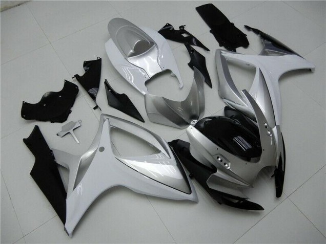Prata Carenagem & Plástico GSXR 600 / 750 K6 2006-2007