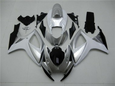 Prata Carenagem & Plástico GSXR 600 / 750 K6 2006-2007