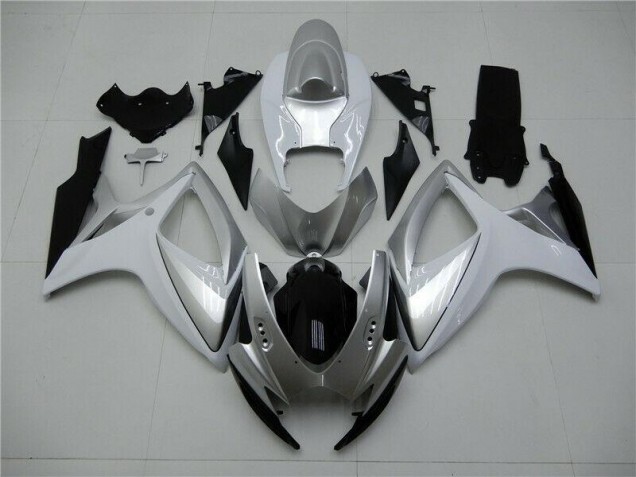 Prata Carenagem & Plástico GSXR 600 / 750 K6 2006-2007
