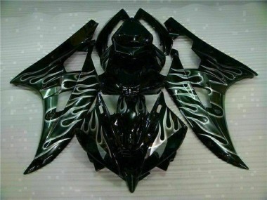 Prata Chama Preto Carenagem R6 2006-2007