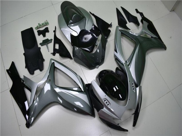 Prata Cinzento Carroçaria GSXR 600 / 750 K6 2006-2007 Prata Cinzento Carroçaria GSXR 600 / 750 K6 2006-2007