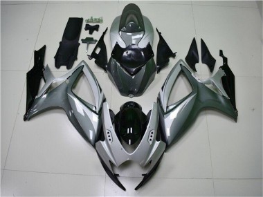 Prata Cinzento Carroçaria GSXR 600 / 750 K6 2006-2007