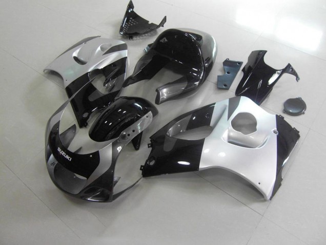 Prata Cinzento Sem Decalques Carenagem GSXR 600 1996-2000 Prata Cinzento Sem Decalques Carenagem GSXR 600 1996-2000