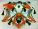 Prata Laranja Carenagem CBR 1000RR 2008-2011 Prata Laranja Carenagem CBR 1000RR 2008-2011