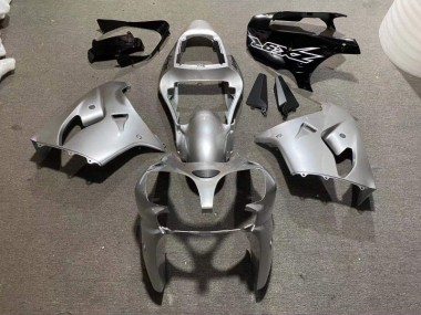 Prata Preto Brilhante Carenagem & Plástico ZX9R 1998-1999