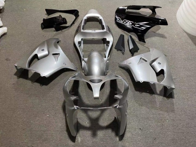 Prata Preto Brilhante Carenagem & Plástico ZX9R 1998-1999 Prata Preto Brilhante Carenagem & Plástico ZX9R 1998-1999
