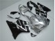 Prata Preto Carenagem CBR 600 F4i 2001-2003 Prata Preto Carenagem CBR 600 F4i 2001-2003