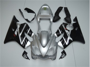 Prata Preto Carenagem CBR 600 F4i 2001-2003