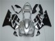 Prata Preto Carenagem CBR 600 F4i 2001-2003 Prata Preto Carenagem CBR 600 F4i 2001-2003