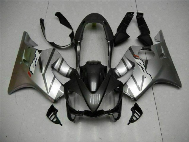 Prata Preto Carenagem CBR 600 F4i 2004-2007 Prata Preto Carenagem CBR 600 F4i 2004-2007