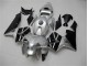 Prata Preto Carenagem CBR 600RR 2005-2006 Prata Preto Carenagem CBR 600RR 2005-2006