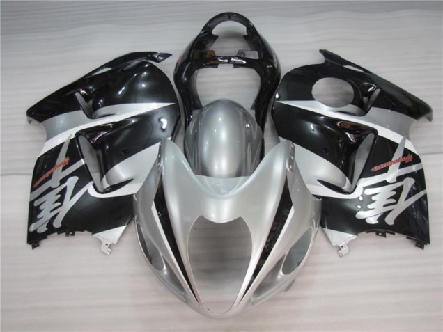 Prata Preto Carenagem GSXR 1300 Hayabusa 1996-2007