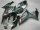 Prata Preto Carenagem GSXR 600 / 750 K6 2006-2007 Prata Preto Carenagem GSXR 600 / 750 K6 2006-2007
