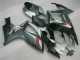 Prata Preto Carenagem GSXR 600 / 750 K6 2006-2007 Prata Preto Carenagem GSXR 600 / 750 K6 2006-2007