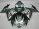 Prata Preto Carenagem GSXR 600 / 750 K6 2006-2007 Prata Preto Carenagem GSXR 600 / 750 K6 2006-2007